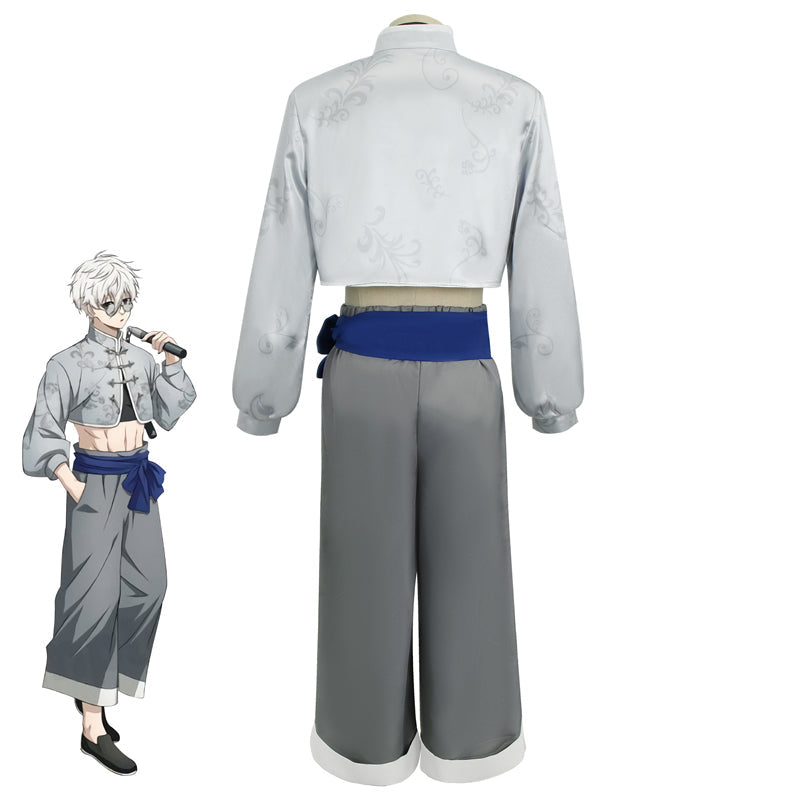 Anime Blue Lock Seishiro Nagi Kung Fu Uniform Cosplay Costume Halloween Carnival Outfit