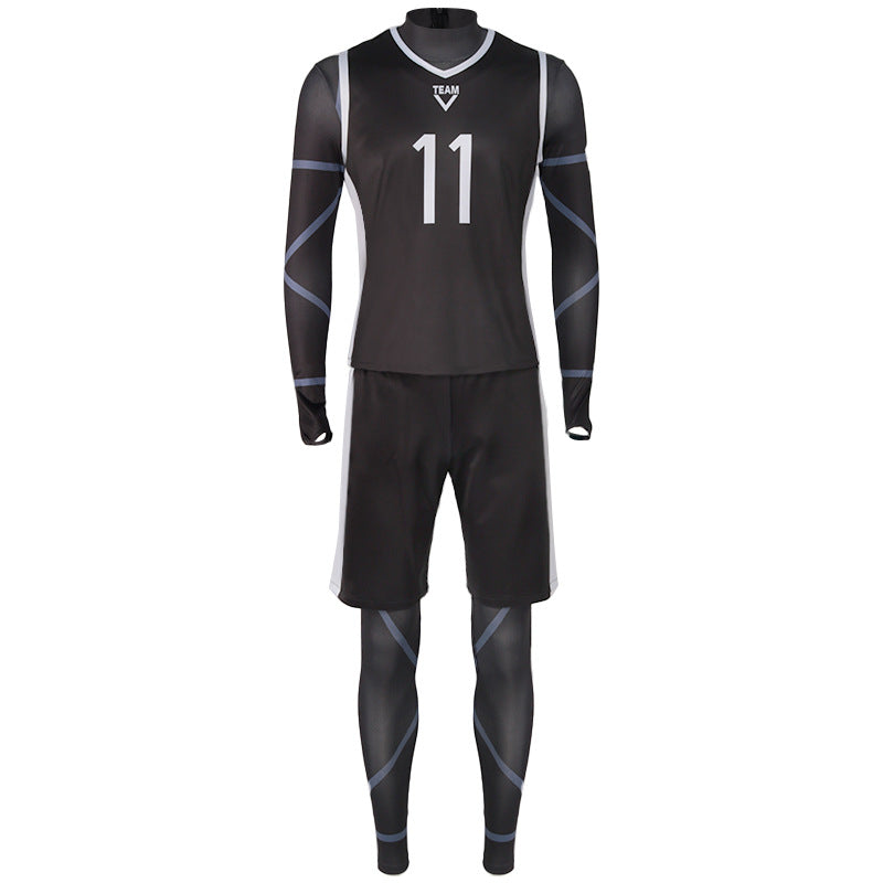Anime Blue Lock Seishiro Nagi Team V Uniform Cosplay Costume NO.11 Jersey Costume Outfit