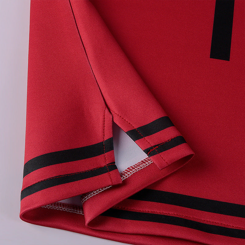 Anime Blue Lock Team Red Uniform Rin Itoshi Cosplay Costume NO.1 Jersey Cosplay Outfit