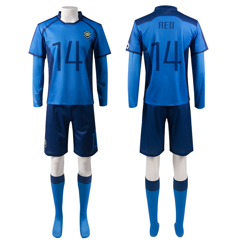 Anime Blue Lock Team Z Jersey Costume Cosplay Outfit