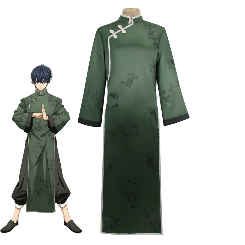 Anime Blue Lock Yoichi Isagi Kung Fu Uniform Costume Outfit Unisex Halloween Cosplay Suit