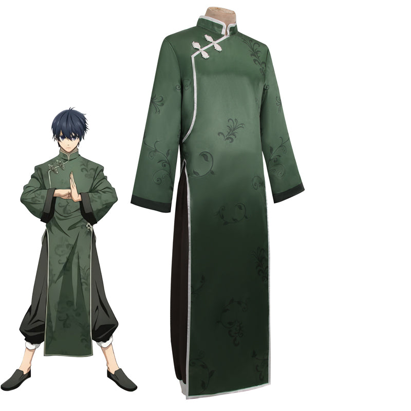 Anime Blue Lock Yoichi Isagi Kung Fu Uniform Costume Outfit Unisex Halloween Cosplay Suit