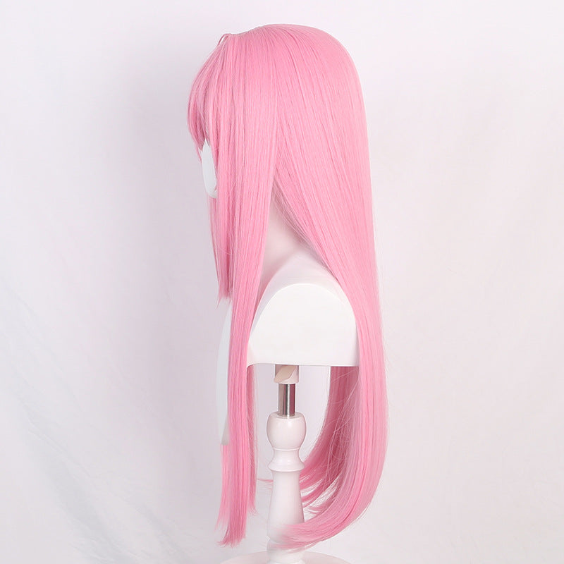 Anime Bocchi the Rock! Hitori Gotoh Cosplay Wigs Pink Long Wigs Halloween Costume Accessories