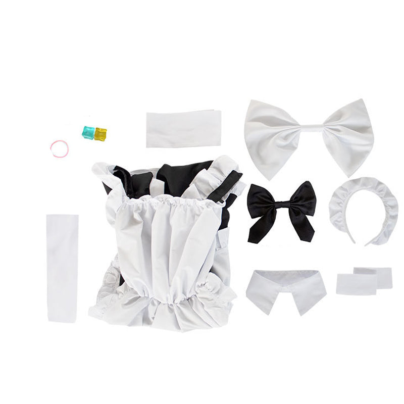 Anime Bocchi the Rock! Hitori Gotoh Nijika Ijichi Ryo Yamada Costume Maid Dress Halloween Costume