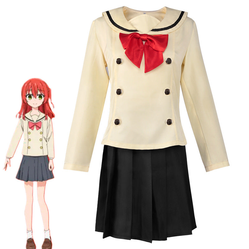 Anime Bocchi the Rock! Ikuyo Kita Costume Dress Uniform Halloween Cosplay Outfit