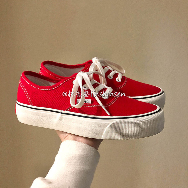 Anime Bocchi the Rock! Nijika Ijichi Cosplay Shoes Red Canvas Shoes Costume Accessories