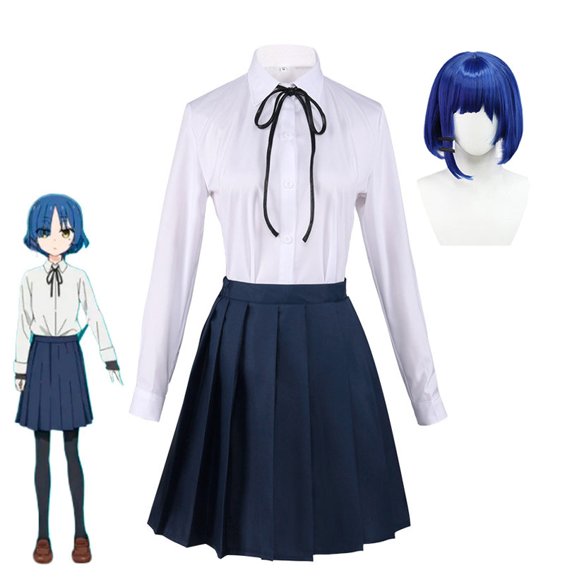 Anime Bocchi the Rock! Ryo Yamada Cosplay Costume With Wigs Halloween Carnival Costume