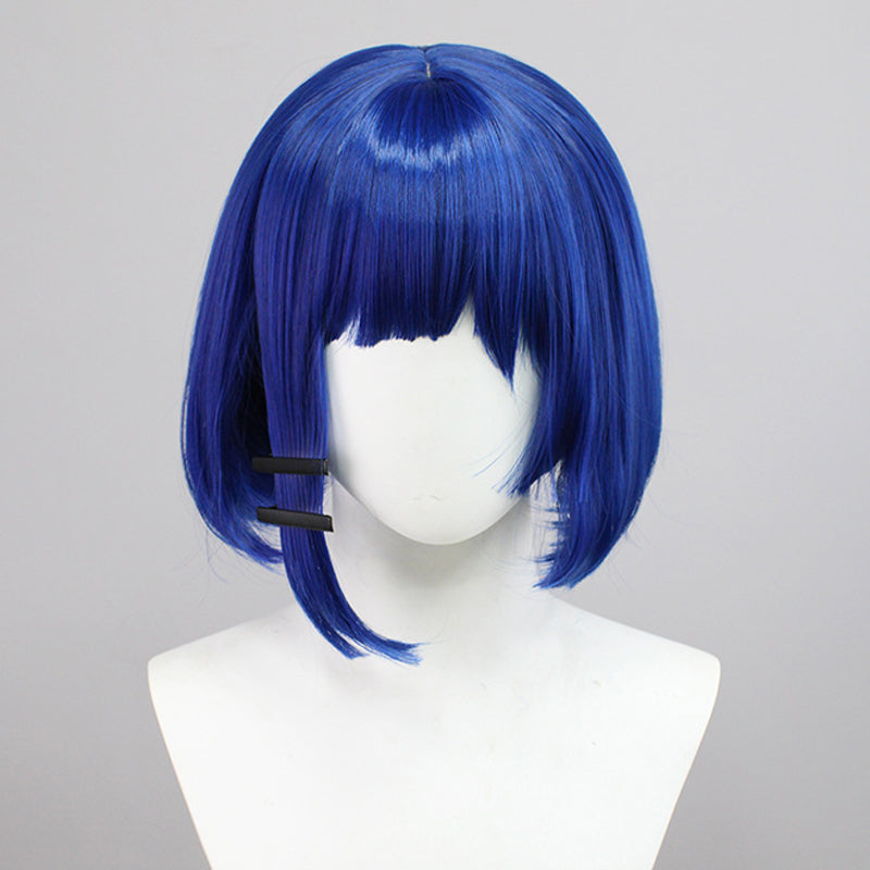 Anime Bocchi the Rock! Ryo Yamada Cosplay Wigs Blue Short Wigs