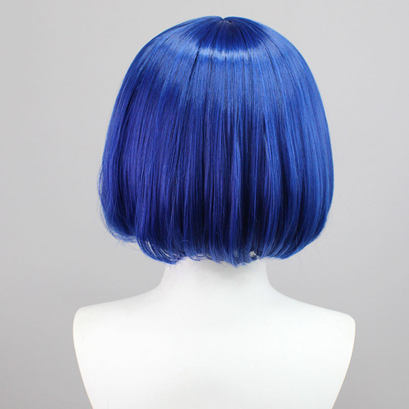 Anime Bocchi the Rock! Ryo Yamada Cosplay Wigs Blue Short Wigs
