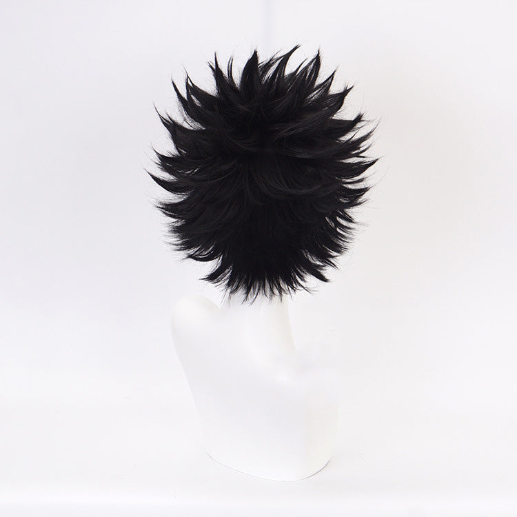 Toya Todorok Dabi Cosplay Wigs Black Short Wigs Accessories