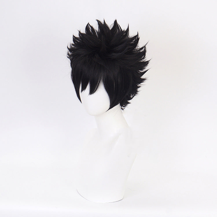 Toya Todorok Dabi Cosplay Wigs Black Short Wigs Accessories