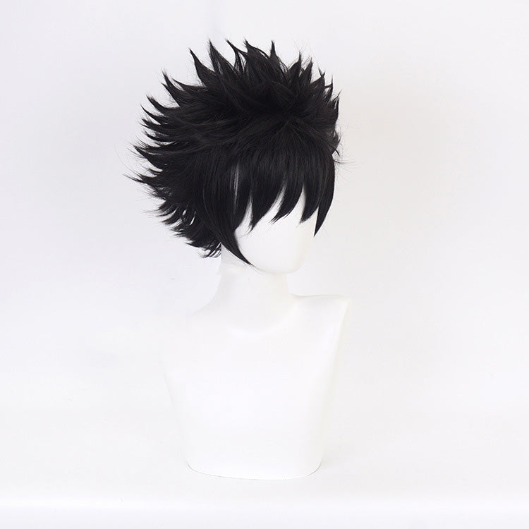 Toya Todorok Dabi Cosplay Wigs Black Short Wigs Accessories