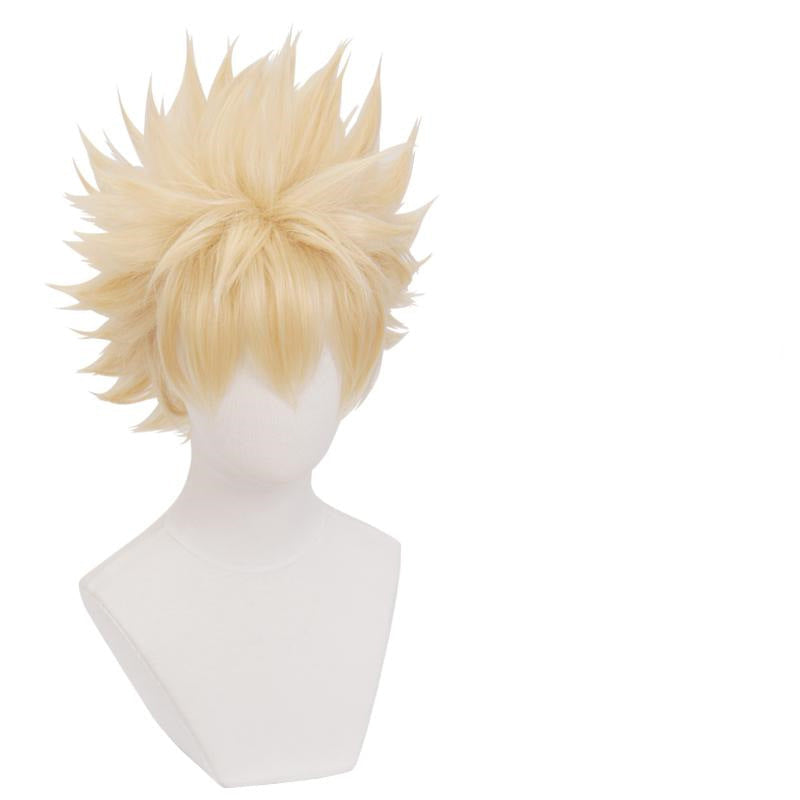Katsuki Bakugo Training Suit Costume+Wigs+Boots Kacchan  Full Set Halloween Costume