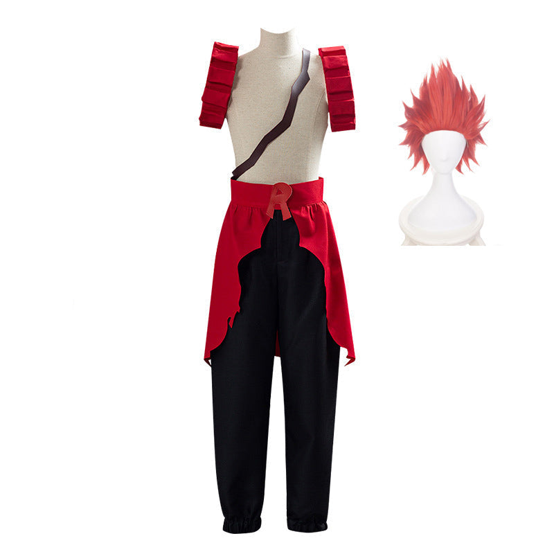Eijiro Kirishima Hero Costume Outfit Halloween Carnival Cosplay Costume