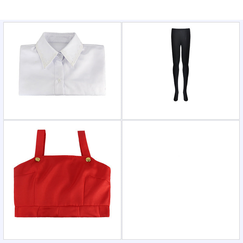 Eri Costume Dress Halloween Cosplay Red Dress Outfit