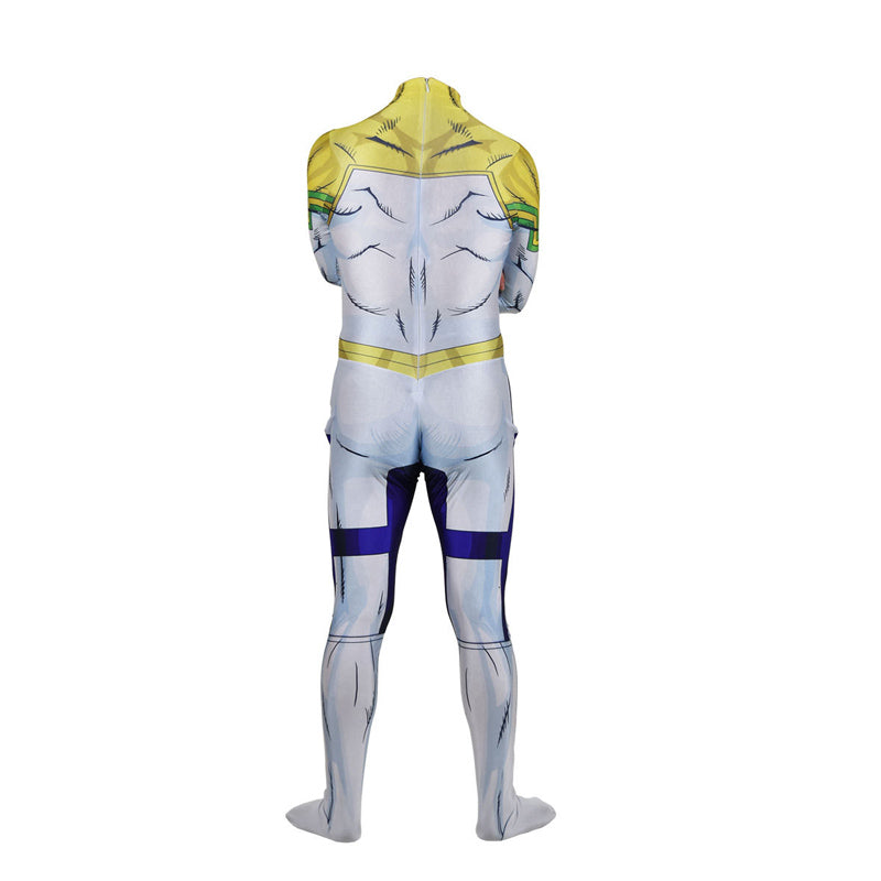 Lemillion Mirio Togata Zentai Hero Costume With Wigs Set Halloween Jumpsuit Costume Set