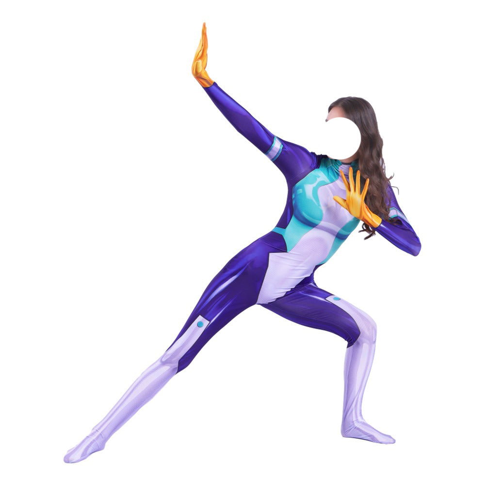 Nejire Chan Nejire Hado Heo Costume Zentai Halloween Carnival Cosplay Jumpsuit