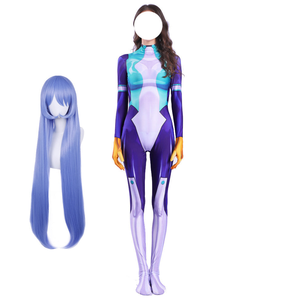 Nejire Chan Nejire Hado Hero Costume Zentai With Wig Set Full Set Halloween Costume