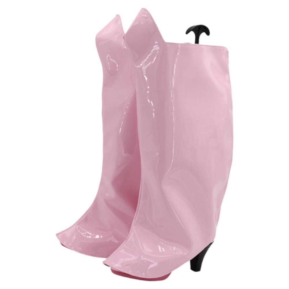 Ochaco Uraraka Hero Costume Boots Cosplay Pink Boots