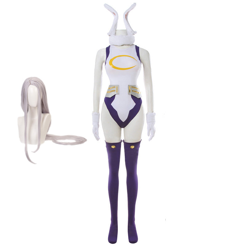 Rabbit Hero: Mirko Rumi Usagiyama Jumpsuit Costume Full Set Cosplay Outfit