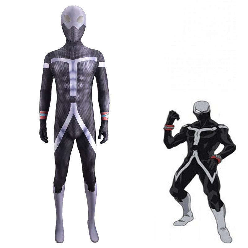 Anime Boku No Hero / My Hero Academia Twice Jin Bubaigawara Jumpsuit Costume Halloween Cosplay Zentai Outfit