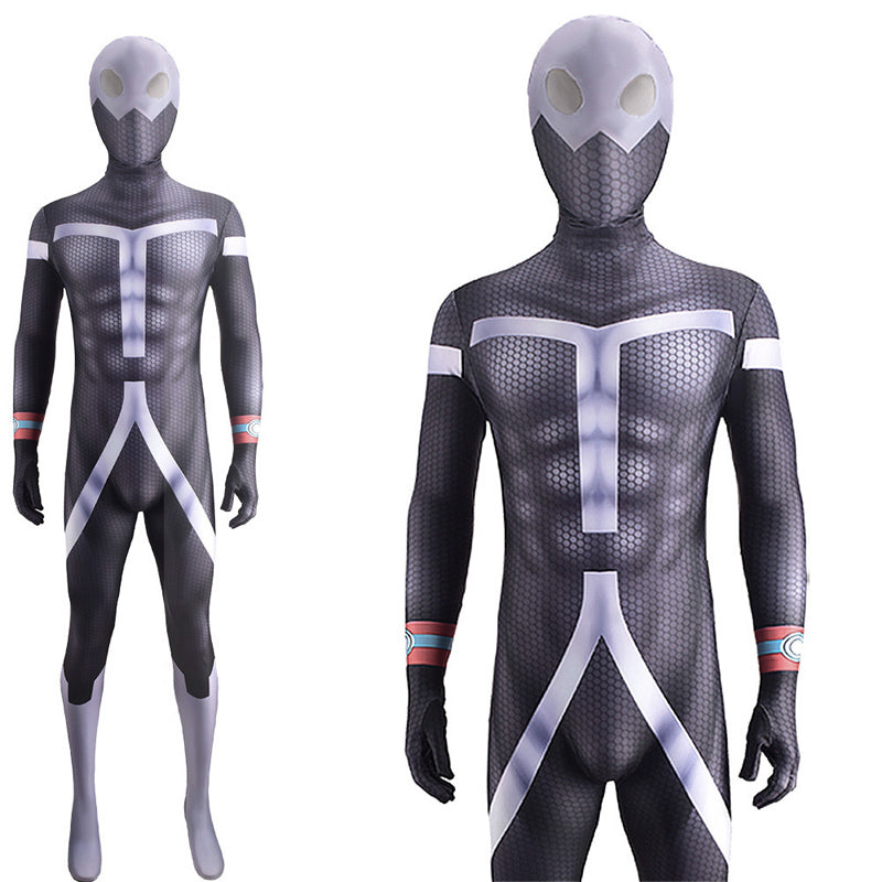 Anime Boku No Hero / My Hero Academia Twice Jin Bubaigawara Jumpsuit Costume Halloween Cosplay Zentai Outfit