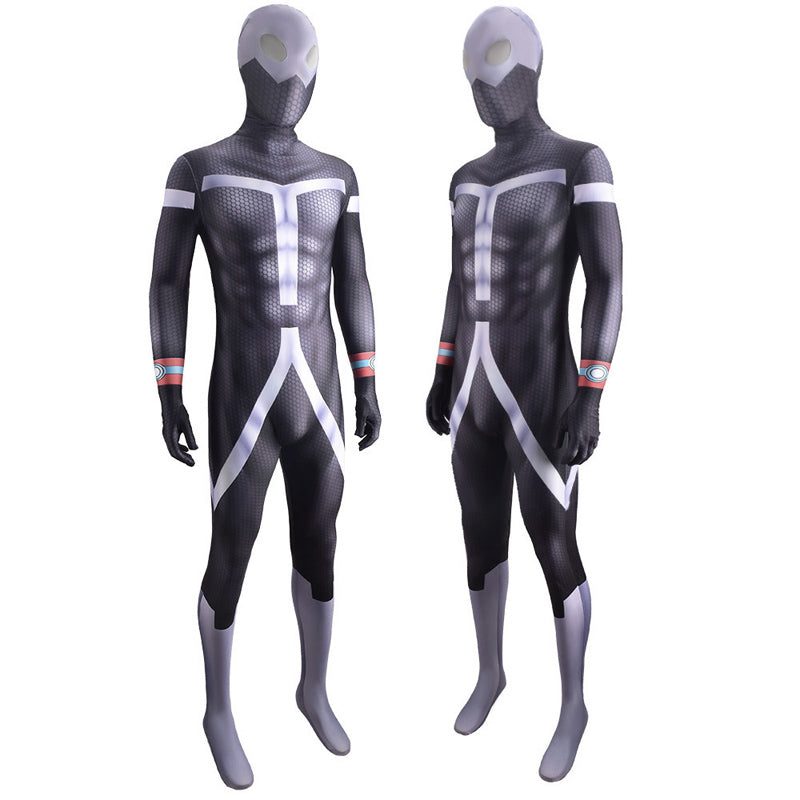 Anime Boku No Hero / My Hero Academia Twice Jin Bubaigawara Jumpsuit Costume Halloween Cosplay Zentai Outfit