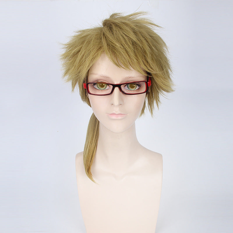 Anime Bungou Stray Dogs Doppo Kunikida Cosplay Costume Suit and Wigs Full Set Cosplay Outfit