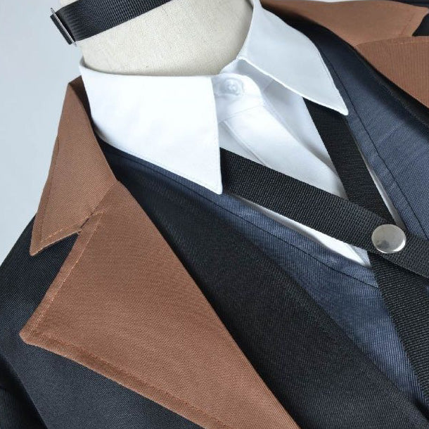 Anime Bungou Stray Dogs Nakahara Chuuya Costume With Hat Full Set Halloween Carnival Costume Outfit