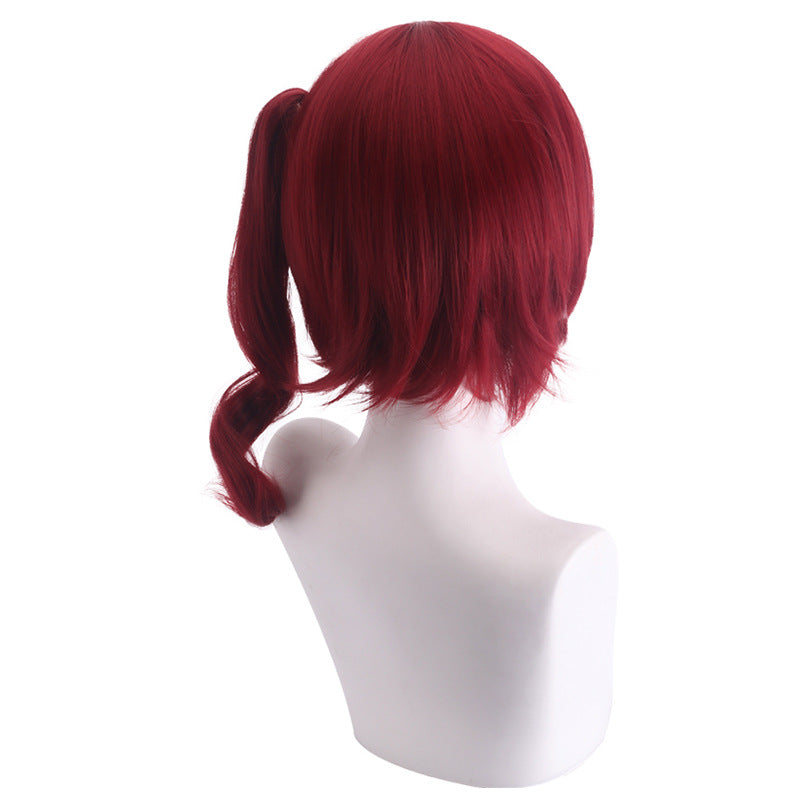 Anime Bungou Stray Dogs Teruko Okura Costume Wigs Halloween Cosplay Red Wigs