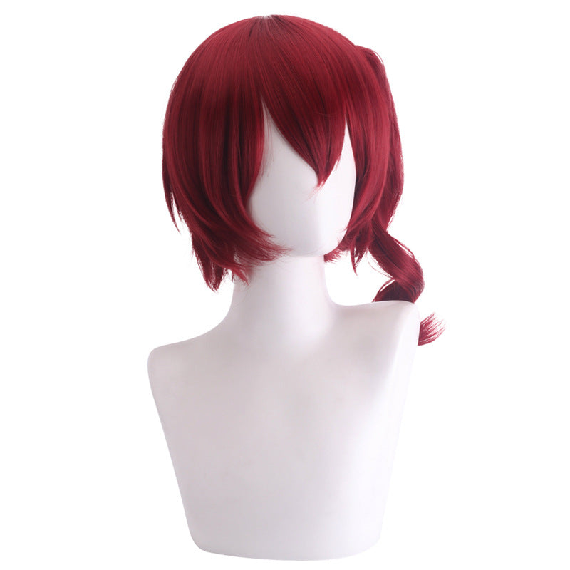 Anime Bungou Stray Dogs Teruko Okura Costume Wigs Halloween Cosplay Red Wigs