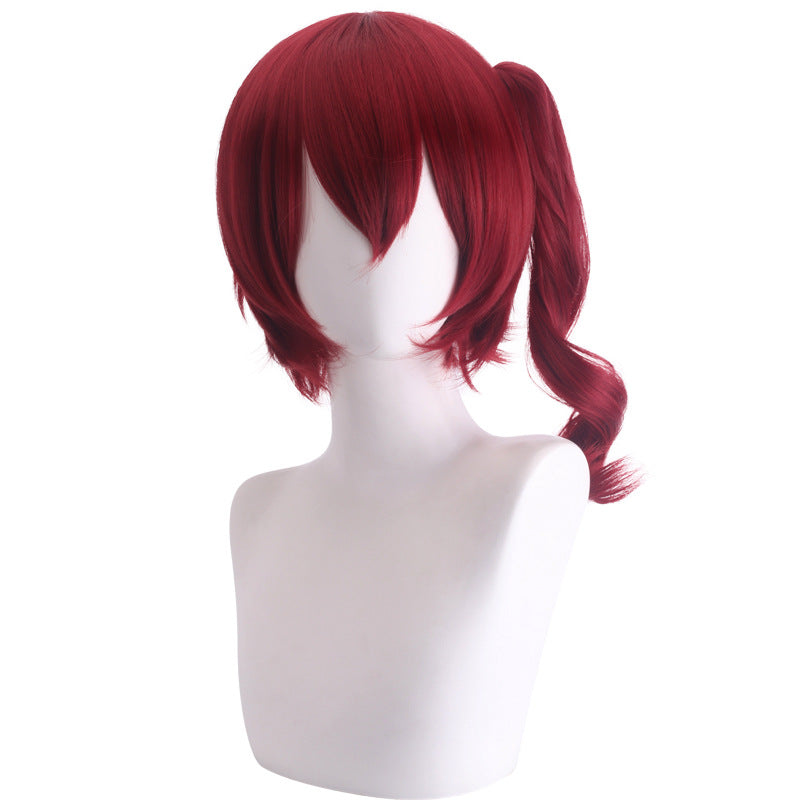 Anime Bungou Stray Dogs Teruko Okura Costume Wigs Halloween Cosplay Red Wigs
