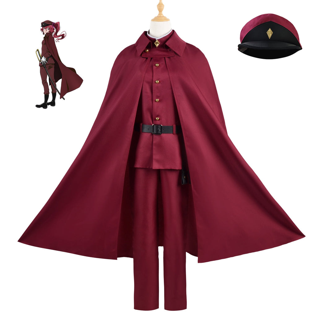 Anime Bungou Stray Dogs Teruko Okura Costume With Hat Cloak Halloween Costume Outfit Set