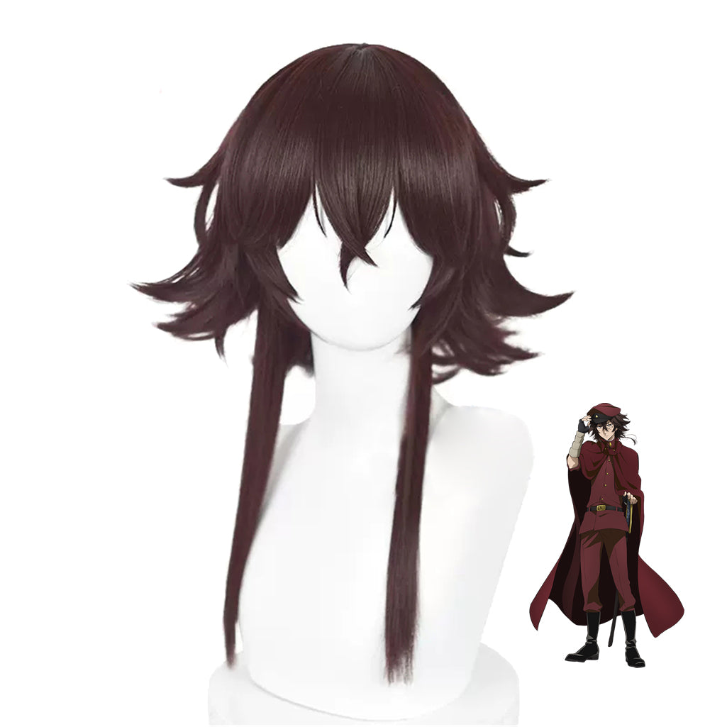 Anime Bungou Stray Dogs Tetcho Suehiro Costume Wigs Brown Wigs