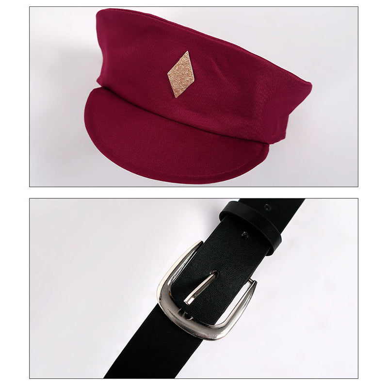 Anime Bungou Stray Dogs Tetcho Suehiro Costume With Hat and Cloak Full Set Uniform Halloween Carnival Outfit