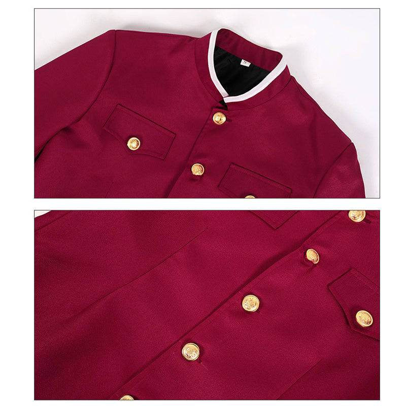 Anime Bungou Stray Dogs Tetcho Suehiro Costume With Hat and Cloak Full Set Uniform Halloween Carnival Outfit