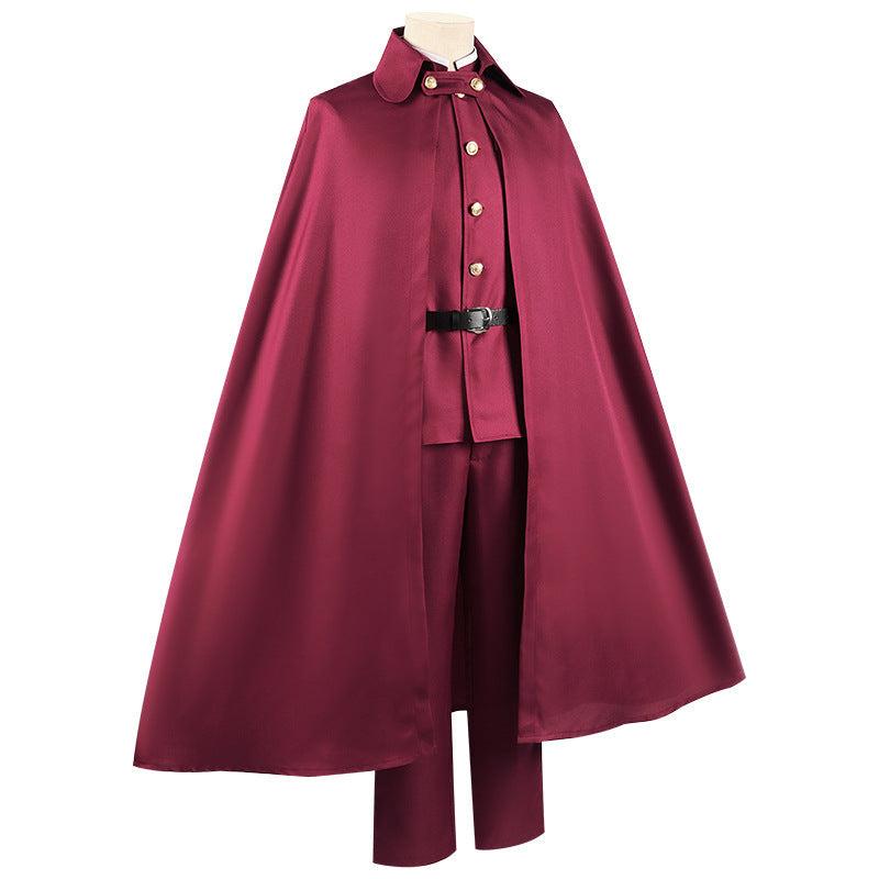 Anime Bungou Stray Dogs Tetcho Suehiro Costume With Hat and Cloak Full Set Uniform Halloween Carnival Outfit