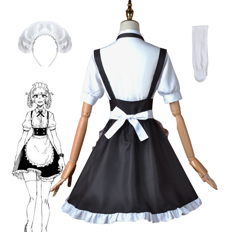 Anime Call of the Night Nazuna Nanakusa Maid Dress Outfit Cosplay Costume Lolita Dress