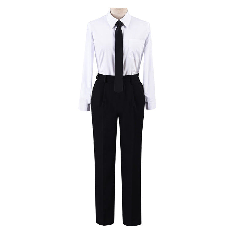 Makima Cosplay Uniform With Cloak Halloween Cosplay Costume Outfit