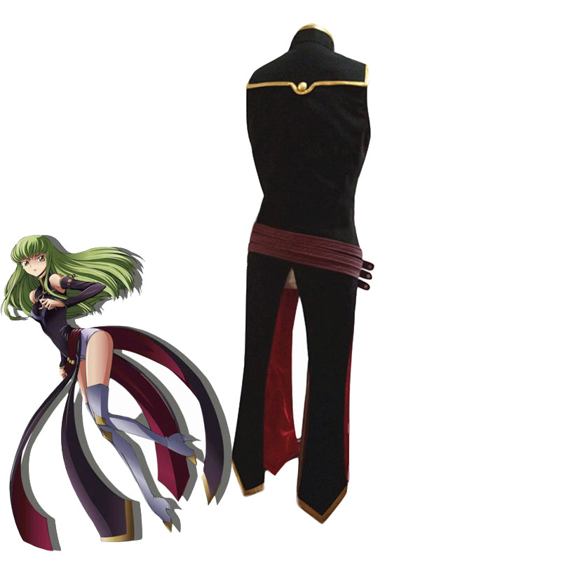 Anime Code Geass Lelouch of the Rebellion C.C.Black Knights Outfit Cosplay Costume Halloween Carnival Cosplay