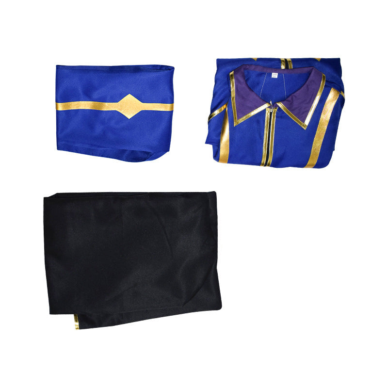 Anime Code Geass Lelouch of the Rebellion R2 Lelouch Lamperouge Zero Cosplay Costume With Cloak Halloween Carnival Cosplay Outfit