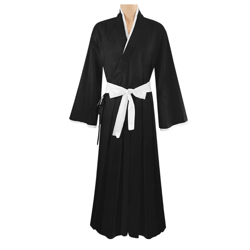 Rukia/ Ichigo Shihakushō Costume Shinigami Uniform Halloween Cosplay Outfit