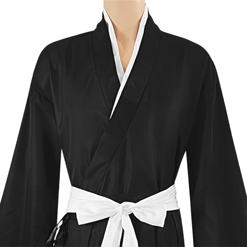 Rukia/ Ichigo Shihakushō Costume Shinigami Uniform Halloween Cosplay Outfit