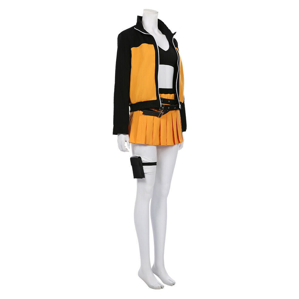 Anime Cosplay Ninja Uzumaki Female Version Cosplay Costume Halloween Women Girls Costume Outfit