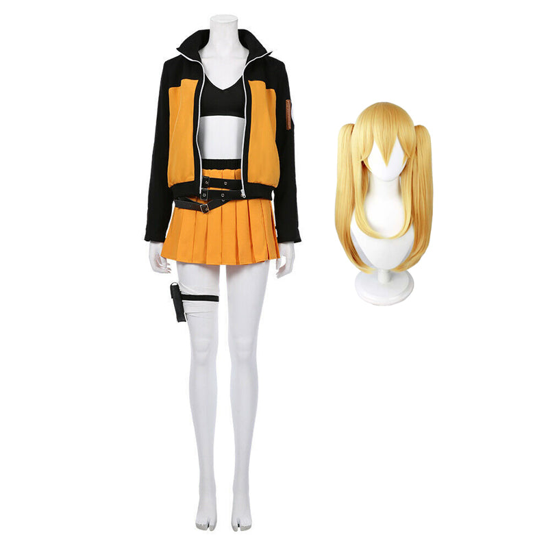 Anime Cosplay Ninja Uzumaki Female Version Cosplay Costume Halloween Women Girls Costume Outfit