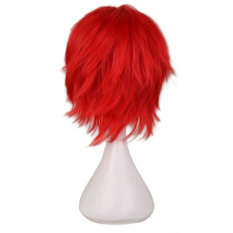Gaara Cosplay Wigs Red Short Wigs