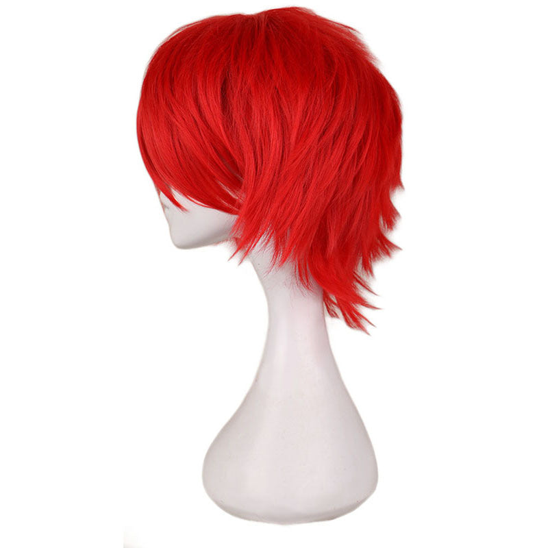 Gaara Cosplay Wigs Red Short Wigs
