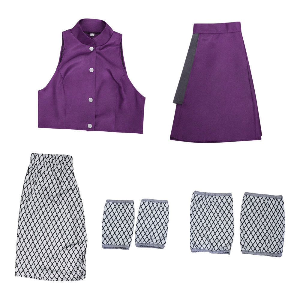 Anime Cosplay Ino Yamanaka Full Set Cosplay Costume +Wigs+Shoes Halloween Carnival Outfit For Girls Women