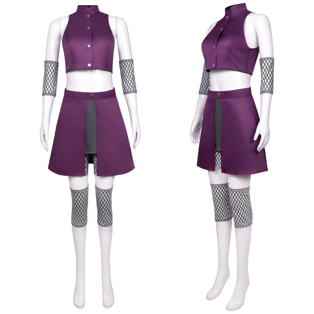 Anime Cosplay Ino Yamanaka Full Set Cosplay Costume +Wigs+Shoes Halloween Carnival Outfit For Girls Women
