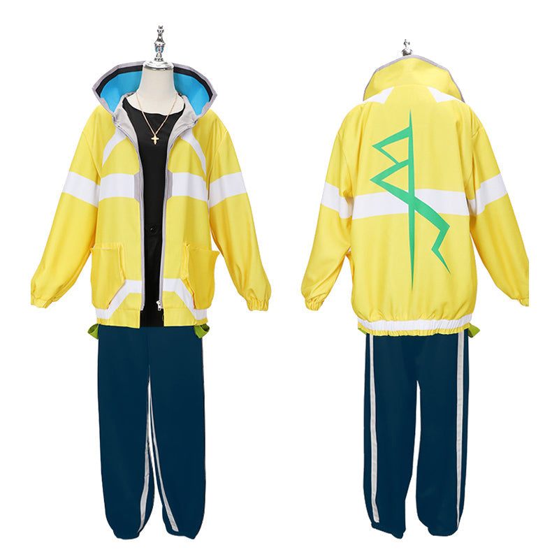 Anime Cyberpunk: Edgerunners David Martinez Costume and Wigs Set Halloween Costume